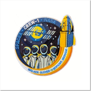 SpaceX Crew 1 Patch Posters and Art